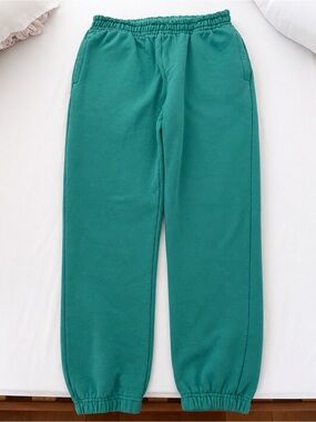TALENTLESS Teal Sweatpants with Elastic Cuffs